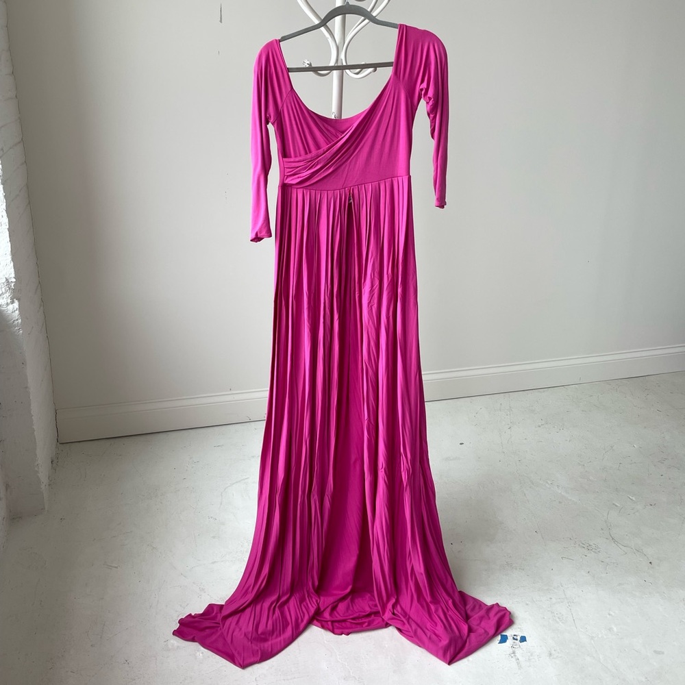 Sew Trendy Long Sleeve Maternity Dress